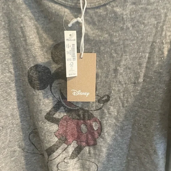 DISNEY X MADEWELL MICKEY RINGER TEE NWT SIZE XL - Picture 2 of 5